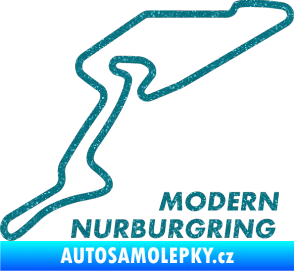 Samolepka Okruh Modern Nurburgring Ultra Metalic tyrkysová