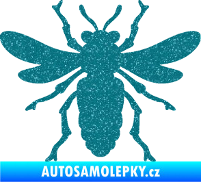 Samolepka Moucha 006 Ultra Metalic tyrkysová