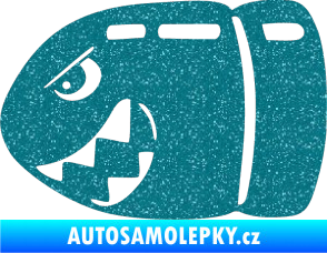 Samolepka Náboj 002 levá Ultra Metalic tyrkysová