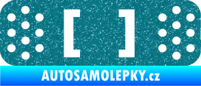Samolepka Náplast 003 Ultra Metalic tyrkysová