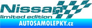 Samolepka Nissan limited edition pravá Ultra Metalic tyrkysová