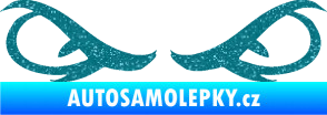 Samolepka Oči 001 Ultra Metalic tyrkysová