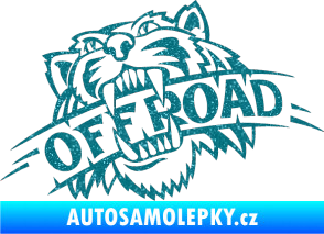 Samolepka Off Road 001  Ultra Metalic tyrkysová