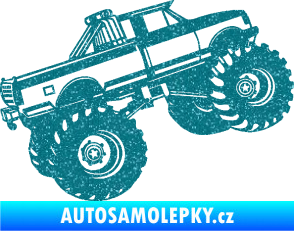 Samolepka Off Road 003 pravá Ultra Metalic tyrkysová