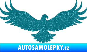 Samolepka Orel 006 pravá Ultra Metalic tyrkysová