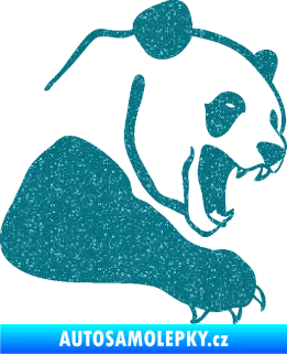 Samolepka Panda 010 pravá Ultra Metalic tyrkysová