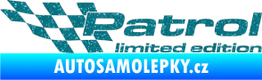 Samolepka Patrol limited edition levá Ultra Metalic tyrkysová