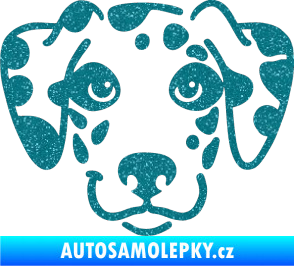 Samolepka Pes 064 Dalmatin Ultra Metalic tyrkysová