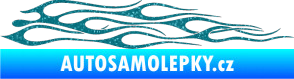 Samolepka Plameny 003 Ultra Metalic tyrkysová