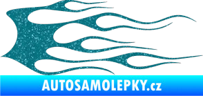 Samolepka Plameny 018 Ultra Metalic tyrkysová