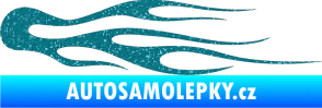 Samolepka Plameny 026 Ultra Metalic tyrkysová