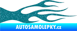 Samolepka Plameny 032 Ultra Metalic tyrkysová