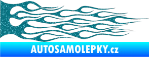 Samolepka Plameny 035 Ultra Metalic tyrkysová