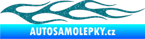 Samolepka Plameny 054 Ultra Metalic tyrkysová