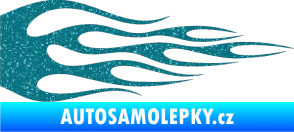 Samolepka Plameny 060 Ultra Metalic tyrkysová