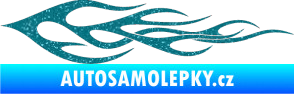 Samolepka Plameny 062 Ultra Metalic tyrkysová