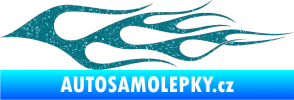 Samolepka Plameny 066 Ultra Metalic tyrkysová