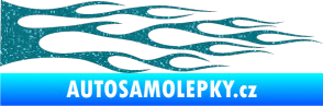 Samolepka Plameny 070 Ultra Metalic tyrkysová