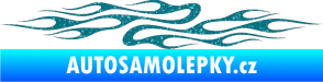 Samolepka Plameny 082 Ultra Metalic tyrkysová