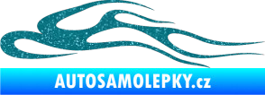 Samolepka Plameny 092 Ultra Metalic tyrkysová