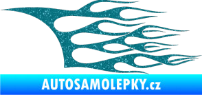 Samolepka Plameny 094 Ultra Metalic tyrkysová