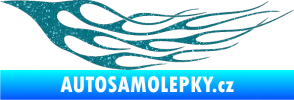 Samolepka Plameny 097 Ultra Metalic tyrkysová