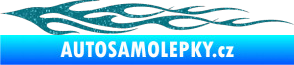 Samolepka Plameny 098 Ultra Metalic tyrkysová