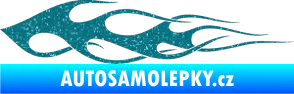 Samolepka Plameny 099 Ultra Metalic tyrkysová