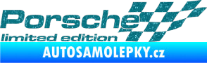 Samolepka Porsche limited edition pravá Ultra Metalic tyrkysová