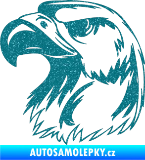 Samolepka Predators 014 levá Ultra Metalic tyrkysová