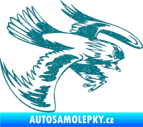 Samolepka Predators 016 pravá Ultra Metalic tyrkysová