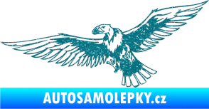 Samolepka Predators 028 levá sup Ultra Metalic tyrkysová