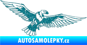 Samolepka Predators 028 pravá sup Ultra Metalic tyrkysová