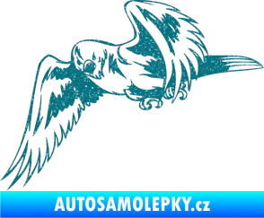 Samolepka Predators 036 levá Ultra Metalic tyrkysová