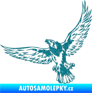 Samolepka Predators 044 levá Ultra Metalic tyrkysová