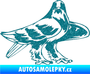 Samolepka Predators 047 pravá Ultra Metalic tyrkysová