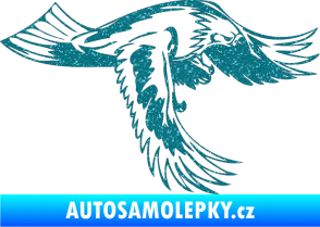 Samolepka Predators 048 pravá Ultra Metalic tyrkysová