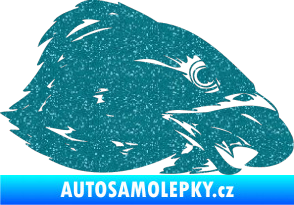 Samolepka Predators 064 pravá Ultra Metalic tyrkysová