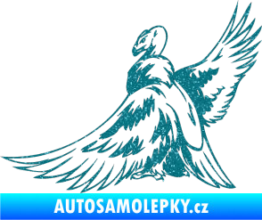 Samolepka Predators 071 levá sup Ultra Metalic tyrkysová