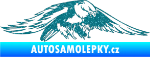 Samolepka Predators 074 pravá Ultra Metalic tyrkysová