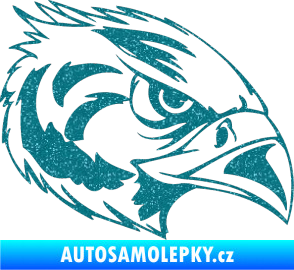 Samolepka Predators 084 pravá Ultra Metalic tyrkysová