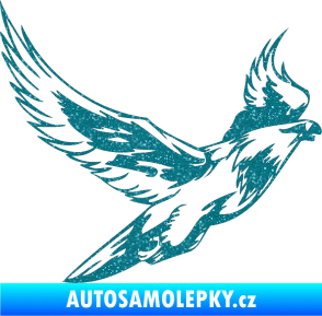 Samolepka Predators 088 pravá Ultra Metalic tyrkysová