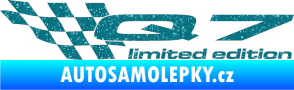 Samolepka Q7 limited edition levá Ultra Metalic tyrkysová