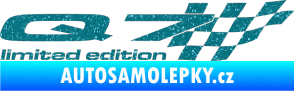 Samolepka Q7 limited edition pravá Ultra Metalic tyrkysová