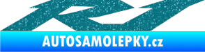 Samolepka R1 001 Ultra Metalic tyrkysová