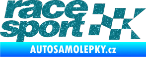 Samolepka Race sport Ultra Metalic tyrkysová