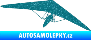 Samolepka Rogalo 001 pravá Ultra Metalic tyrkysová