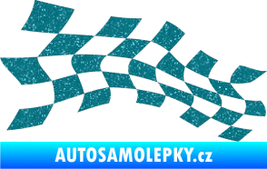 Samolepka Šachovnice 019 Ultra Metalic tyrkysová