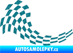 Samolepka Šachovnice 027 Ultra Metalic tyrkysová