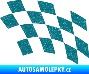 Samolepka Šachovnice 038 Ultra Metalic tyrkysová